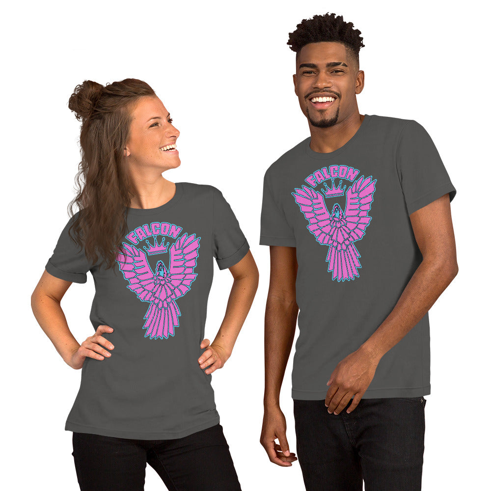 Classic t-shirt - Falcon Retro Pink Logo