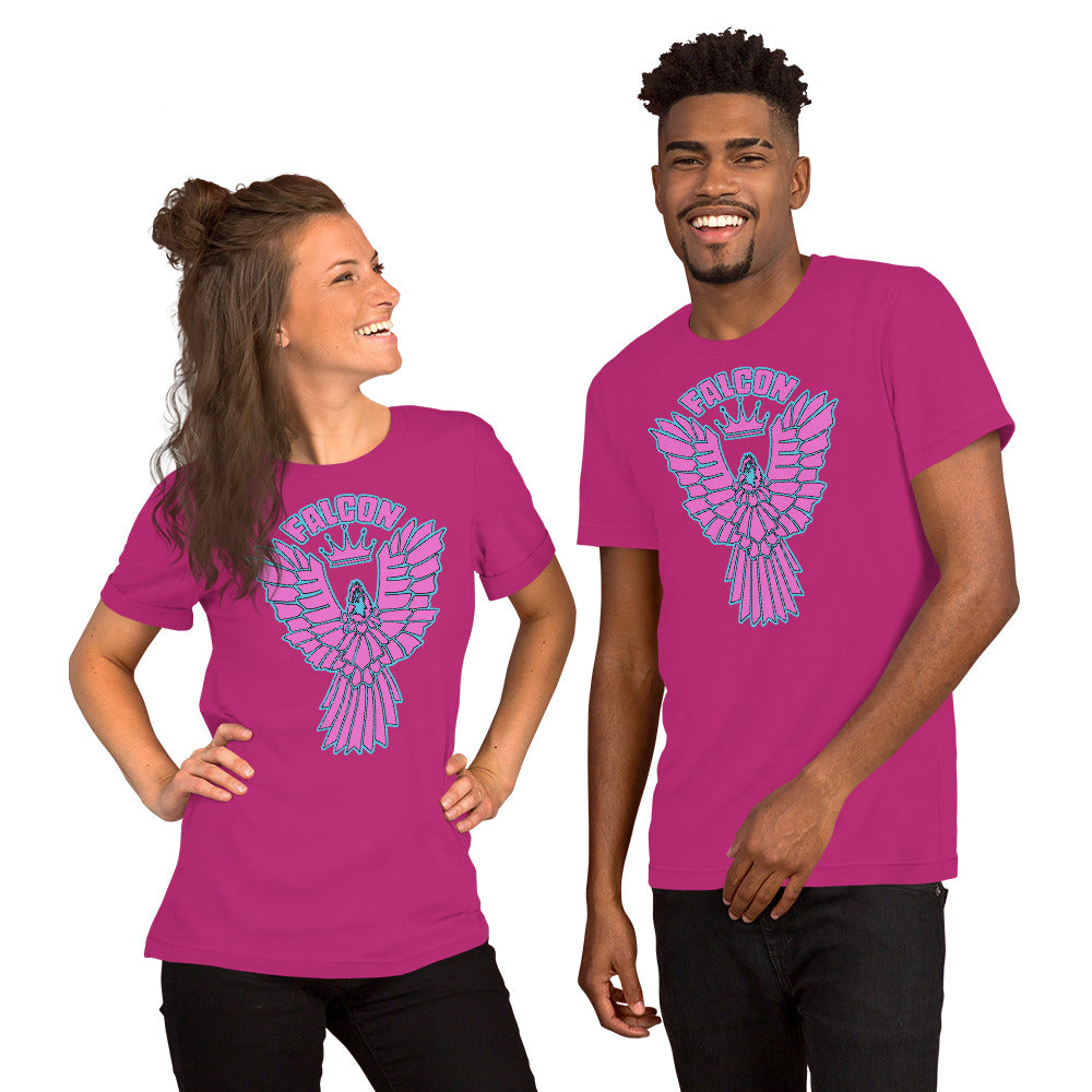 Classic t-shirt - Falcon Retro Pink Logo