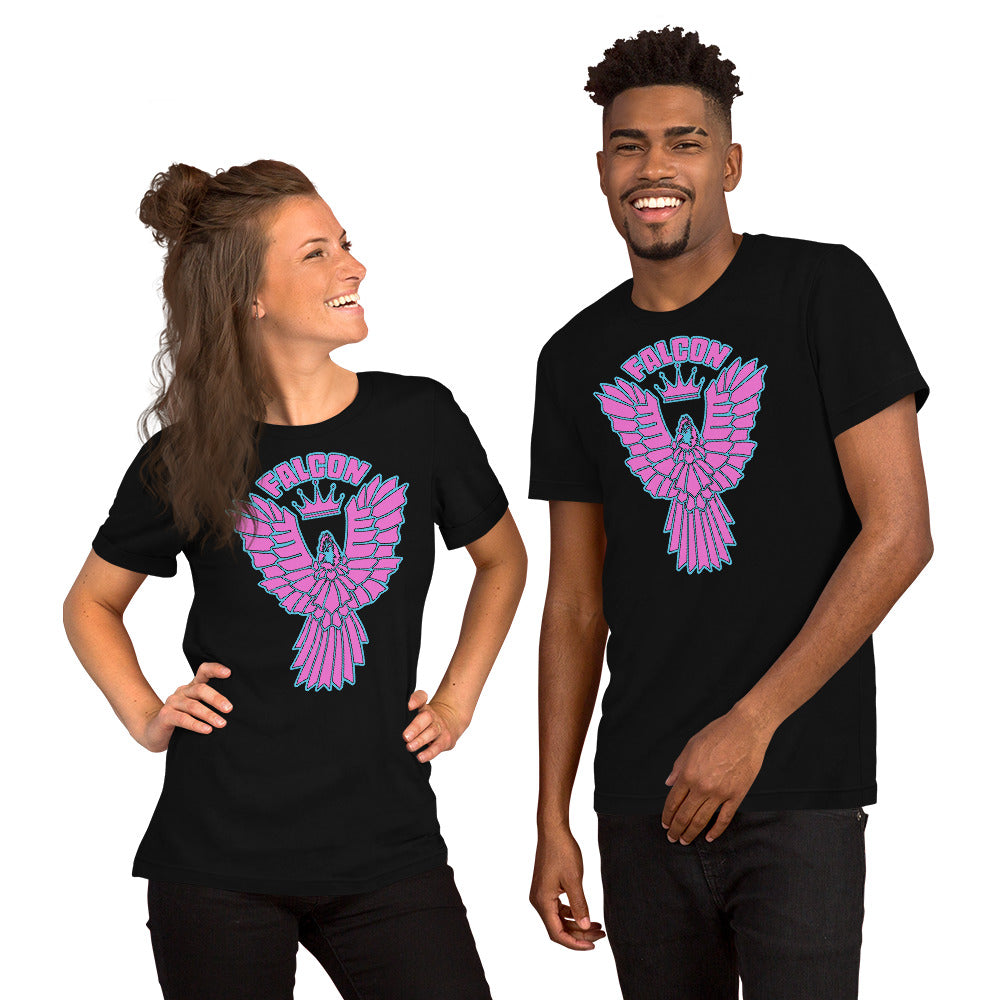 Classic t-shirt - Falcon Retro Pink Logo