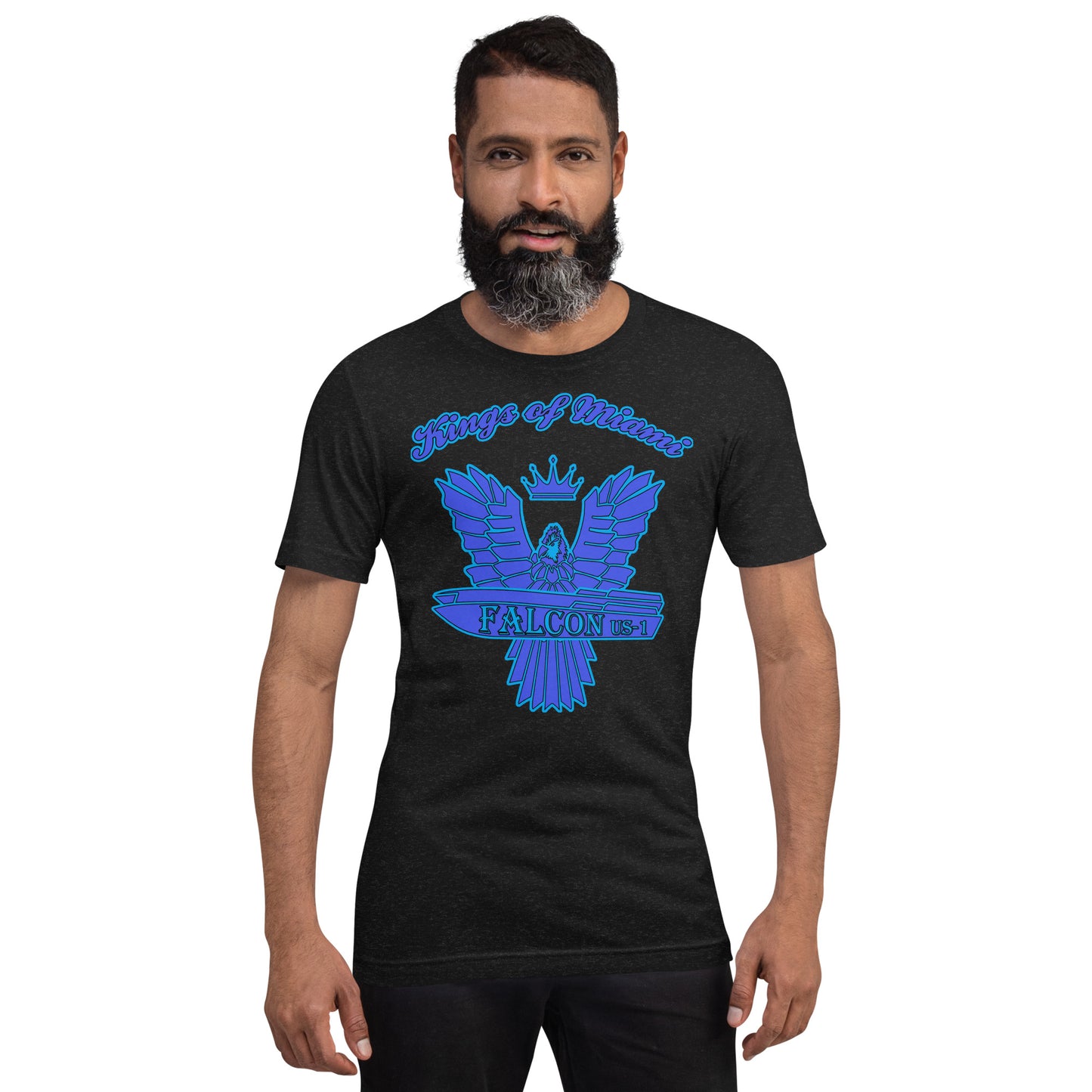 t-shirt Kings of Miami-Blue Falcon Logo