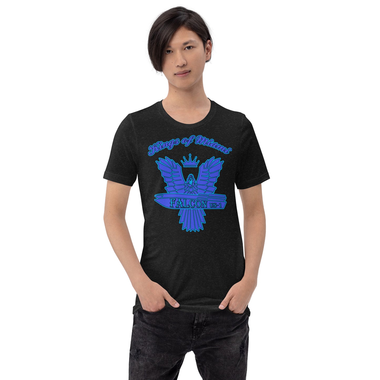 t-shirt Kings of Miami-Blue Falcon Logo