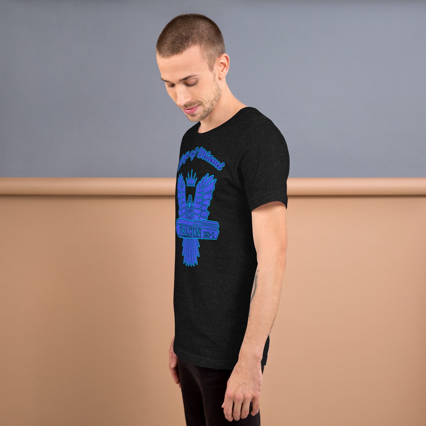 t-shirt Kings of Miami-Blue Falcon Logo
