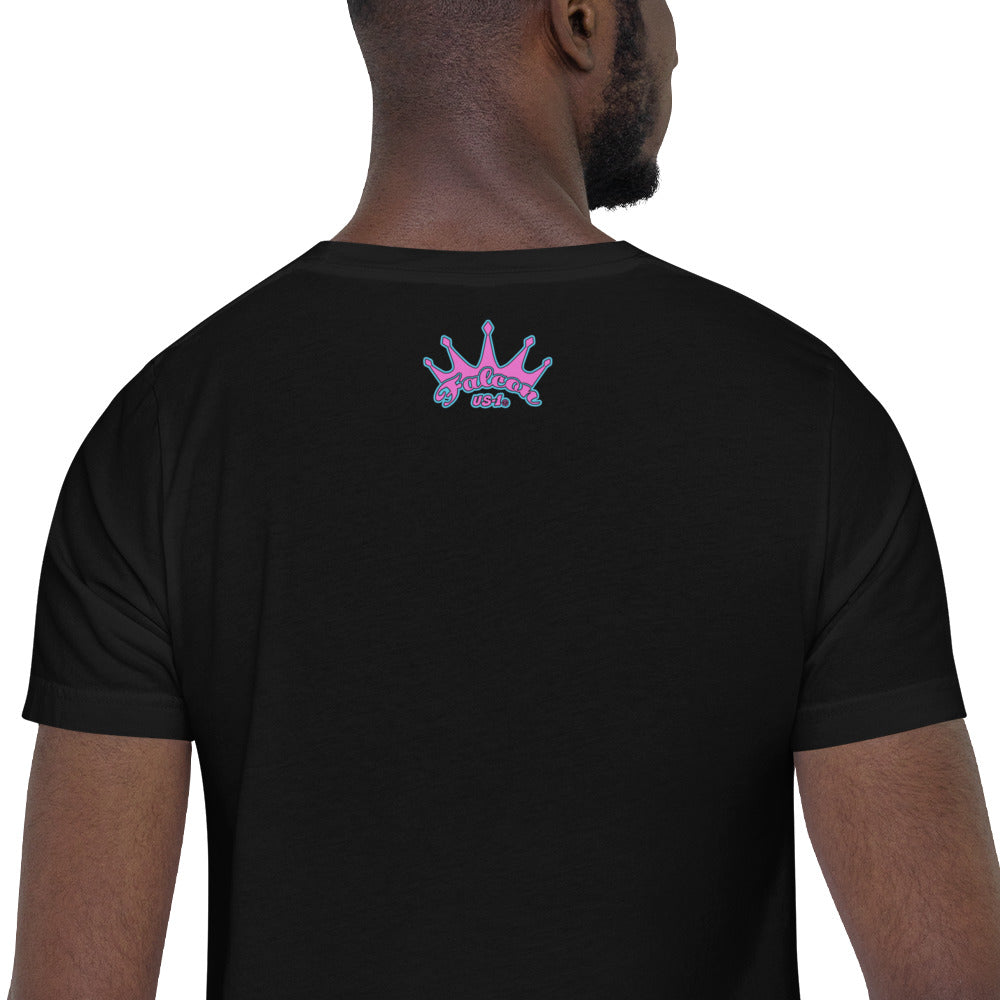 Classic t-shirt - Falcon Retro Pink Logo