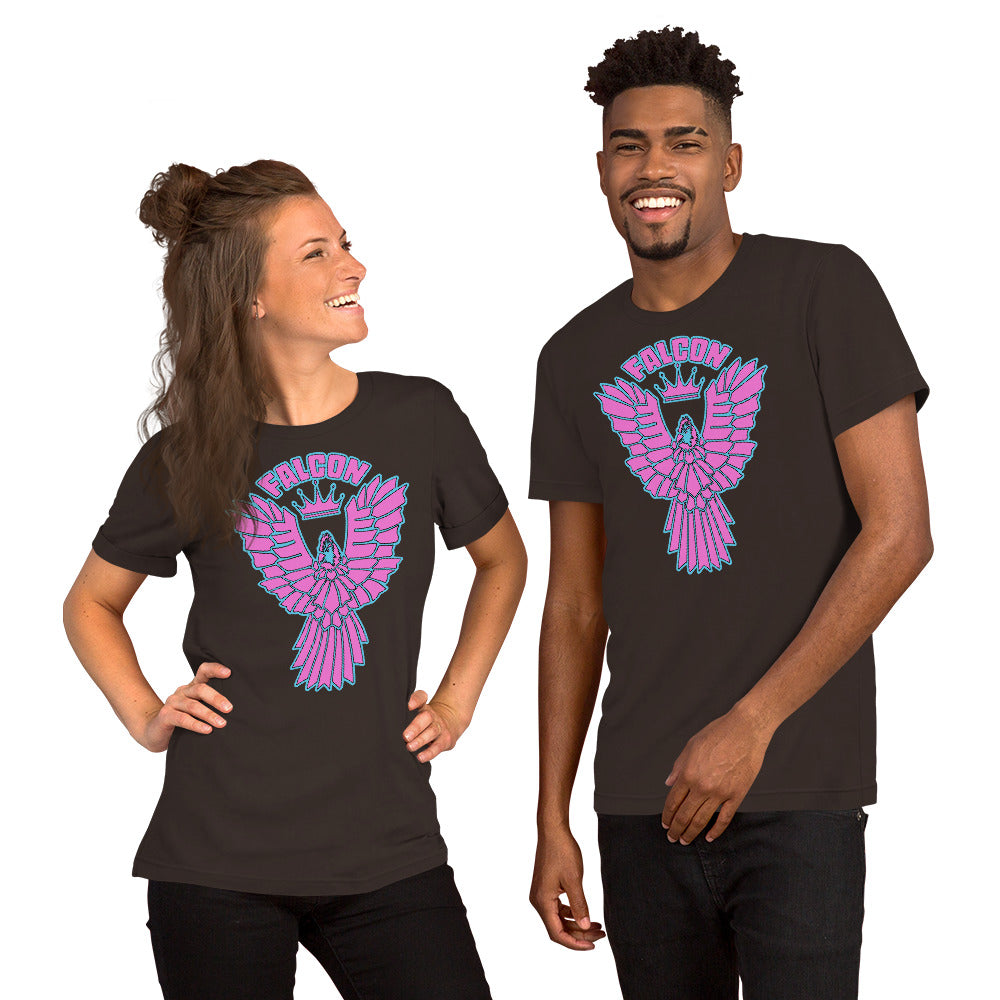 Classic t-shirt - Falcon Retro Pink Logo