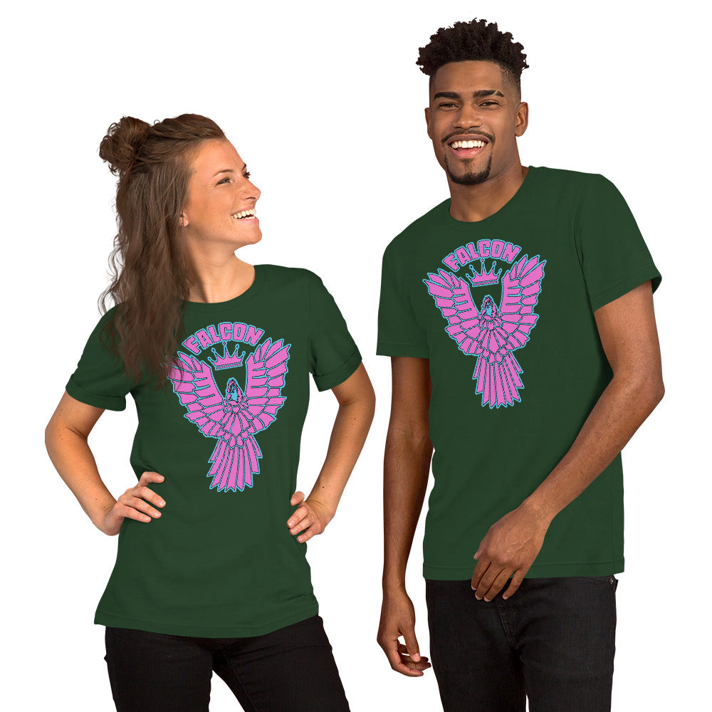 Classic t-shirt - Falcon Retro Pink Logo