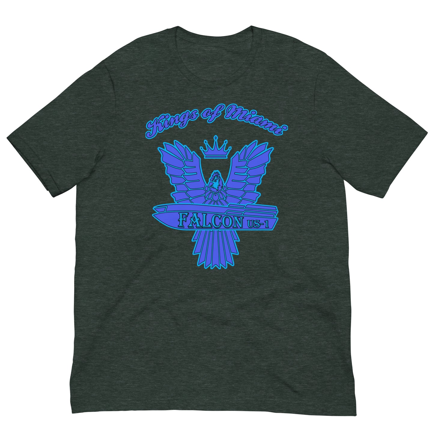t-shirt Kings of Miami-Blue Falcon Logo