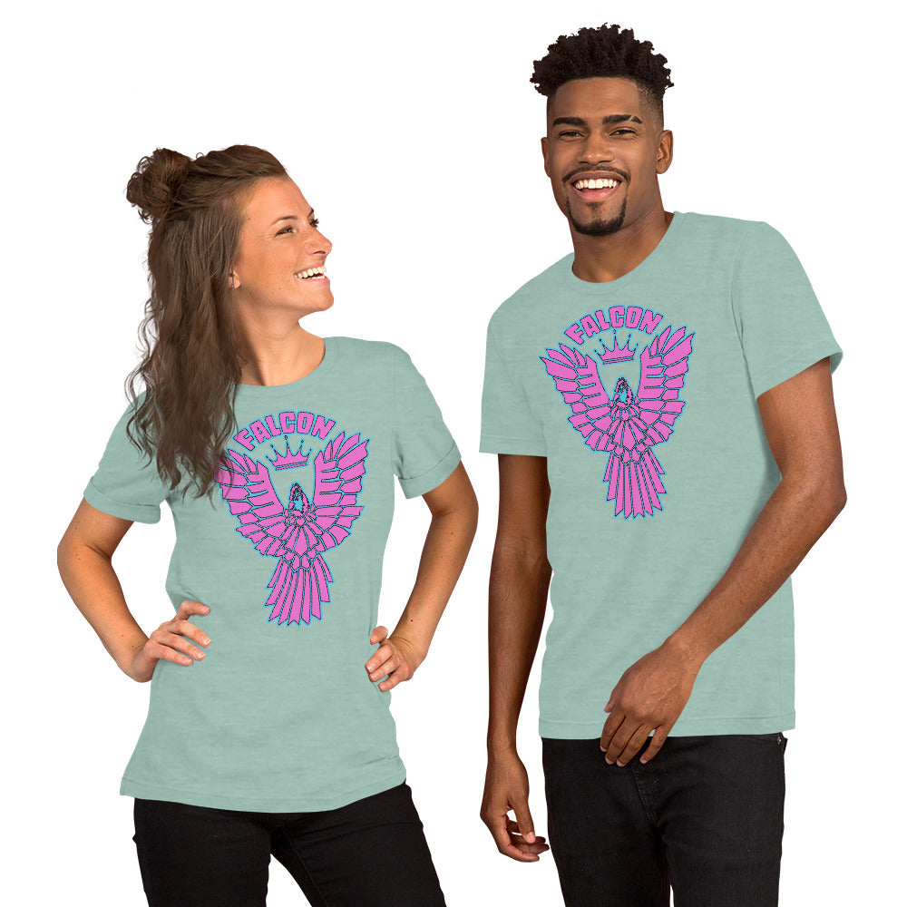 Classic t-shirt - Falcon Retro Pink Logo