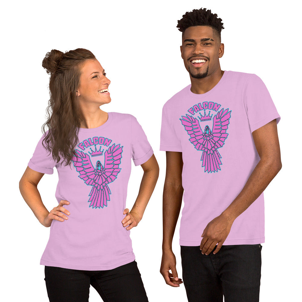 Classic t-shirt - Falcon Retro Pink Logo