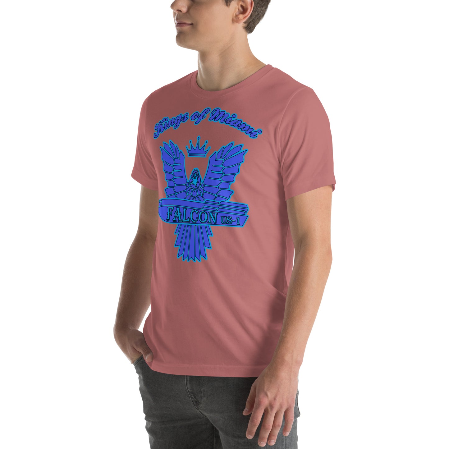 t-shirt Kings of Miami-Blue Falcon Logo