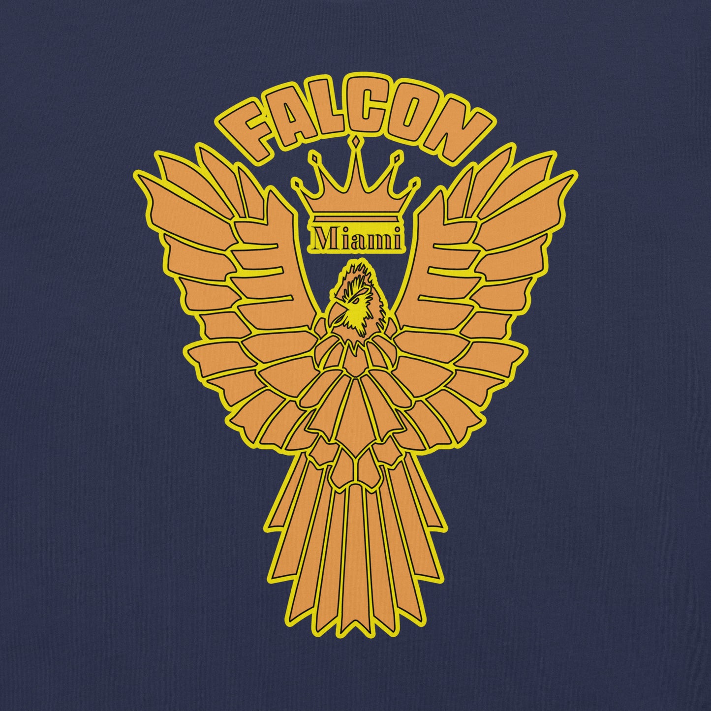 Classic t-shirt - Falcon Gold Logo