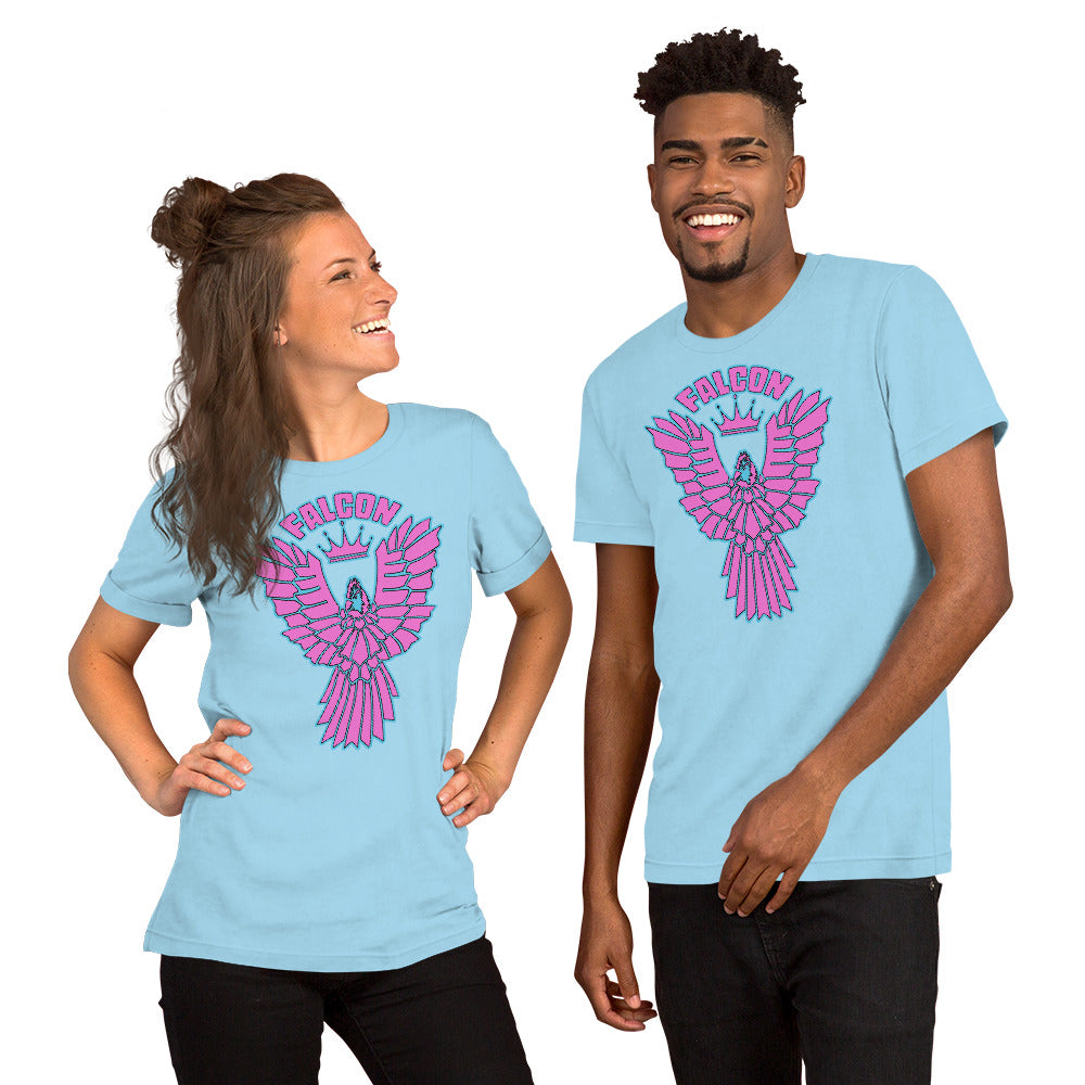 Classic t-shirt - Falcon Retro Pink Logo