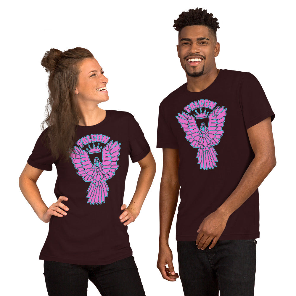 Classic t-shirt - Falcon Retro Pink Logo