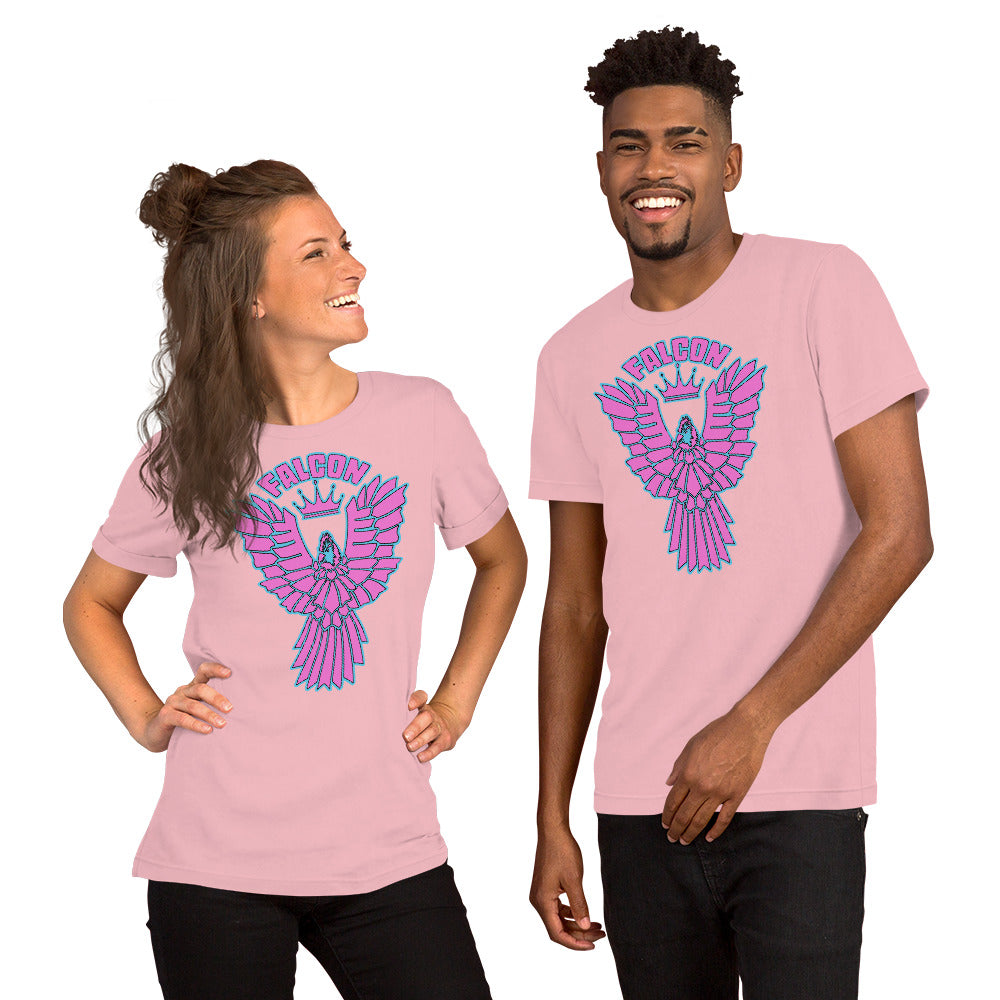 Classic t-shirt - Falcon Retro Pink Logo