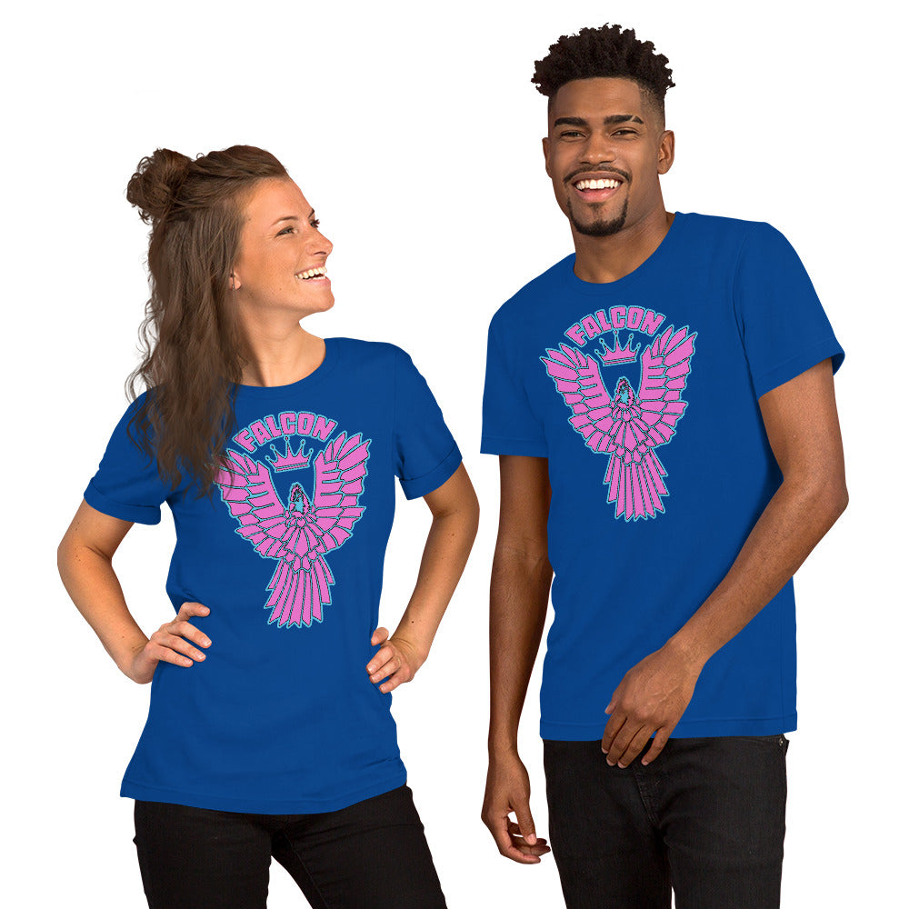 Classic t-shirt - Falcon Retro Pink Logo
