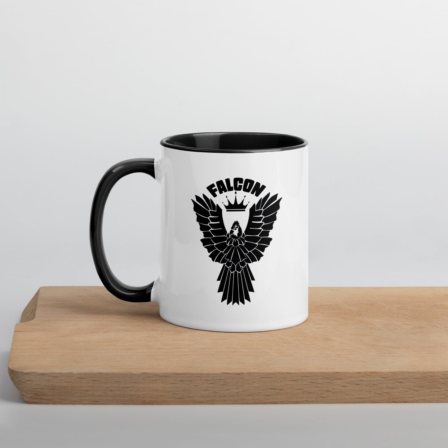 Mug with Color Inside - Falcon Black Logo