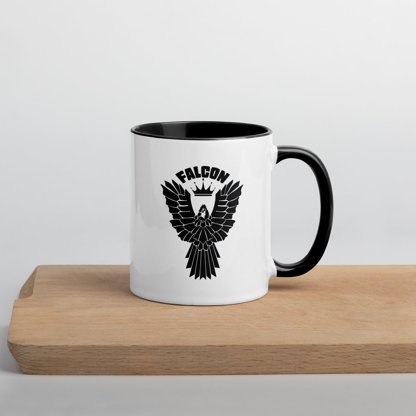 Mug with Color Inside - Falcon Black Logo