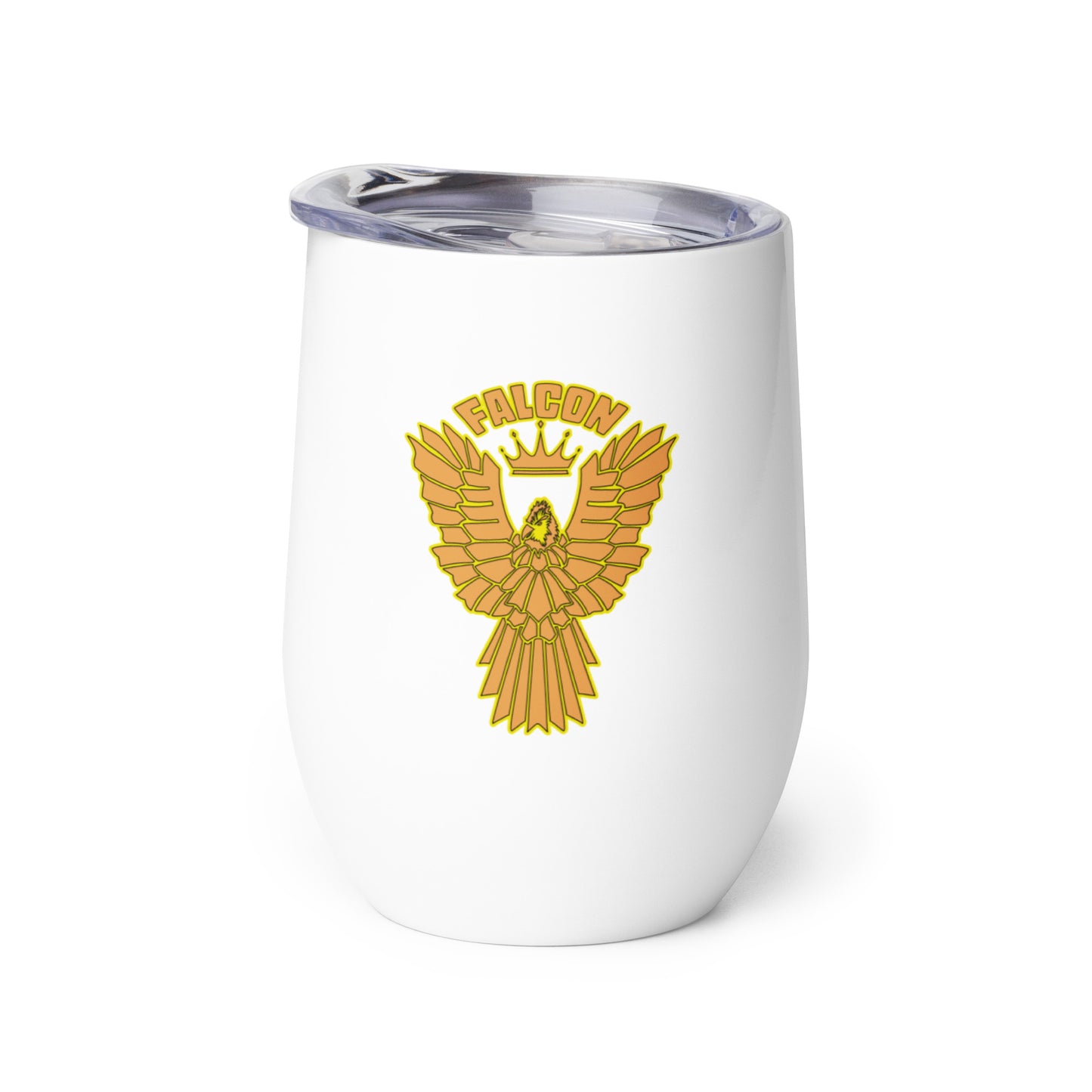 Falcon Logo Wine tumbler - Gold