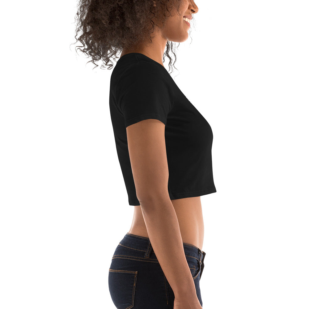 Women’s Crop Tee - Falcon Gray Logo