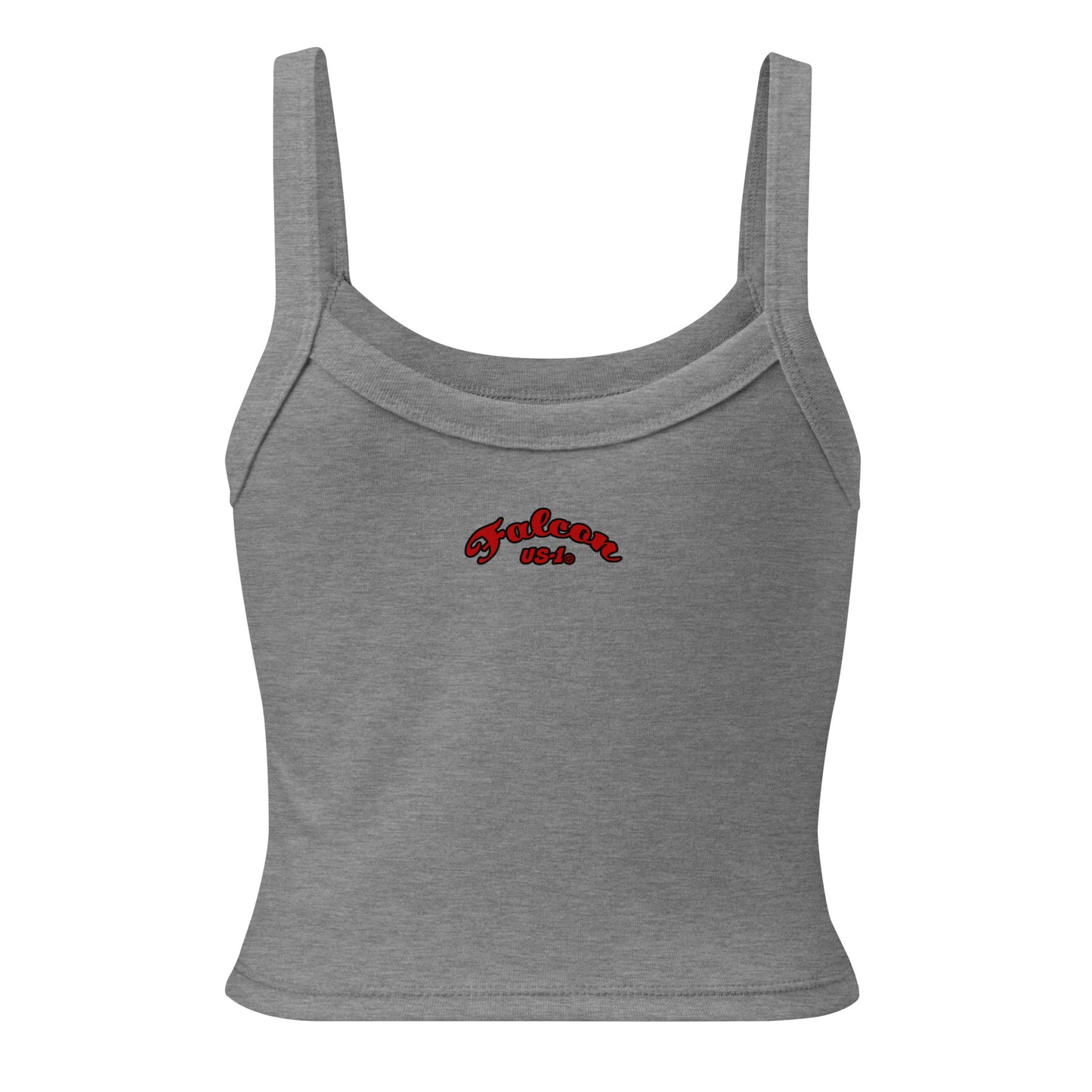Women’s micro-rib tank top- Willy and Tavy Falcon with boat -Kings of Miami
