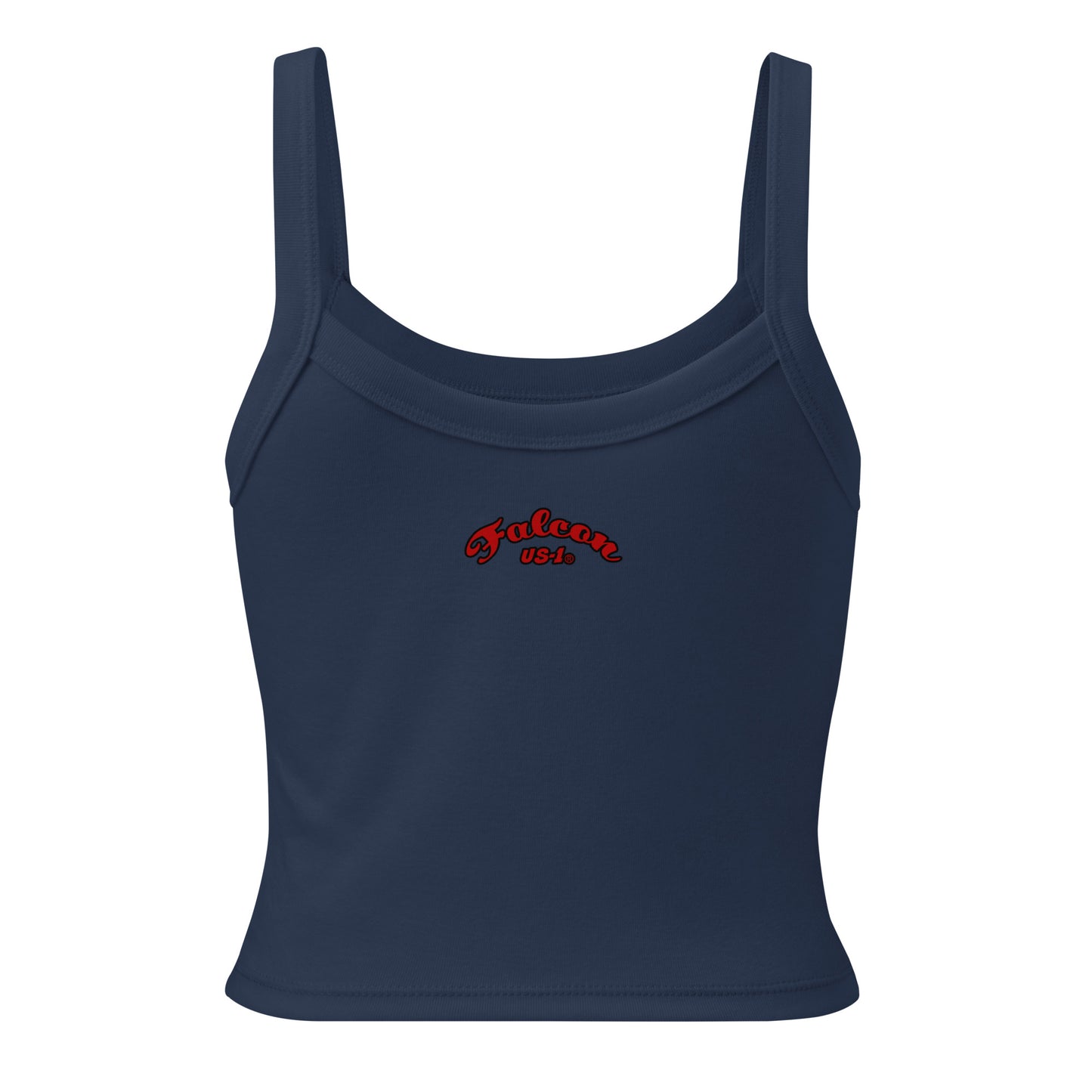 Women’s micro-rib tank top- Willy and Tavy Falcon with boat -Kings of Miami