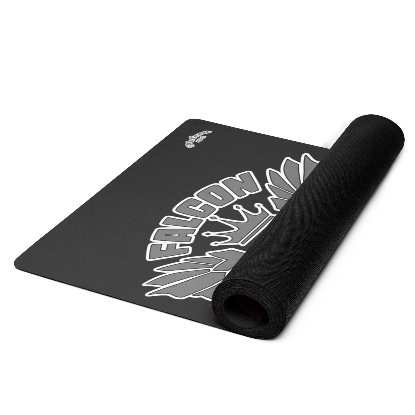 Yoga mat- Gray Falcon Logo