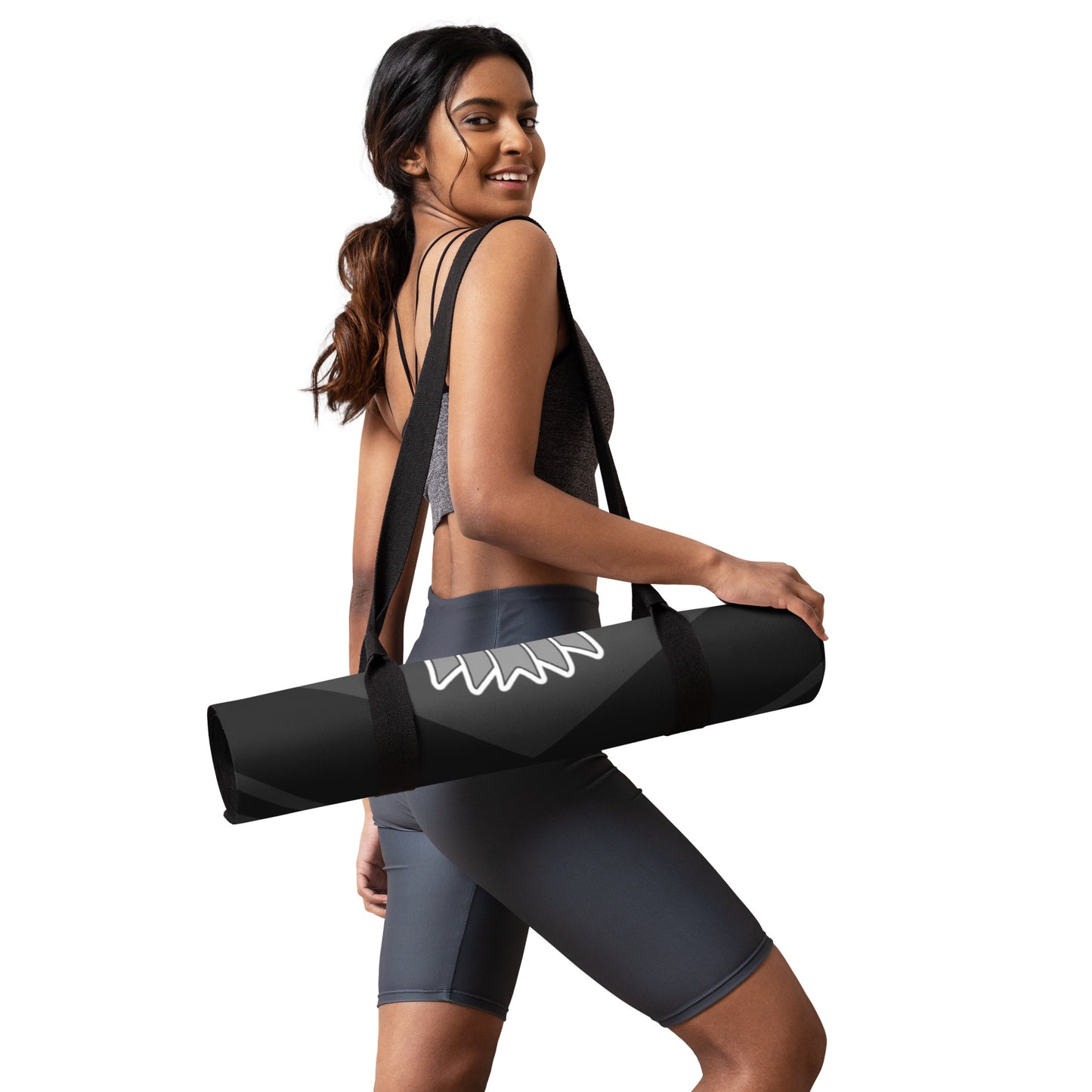Yoga mat- Gray Falcon Logo