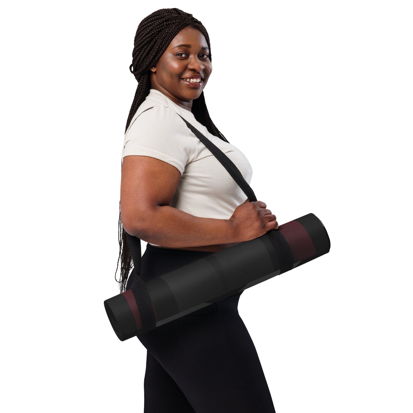 Yoga mat- Gray Falcon Logo
