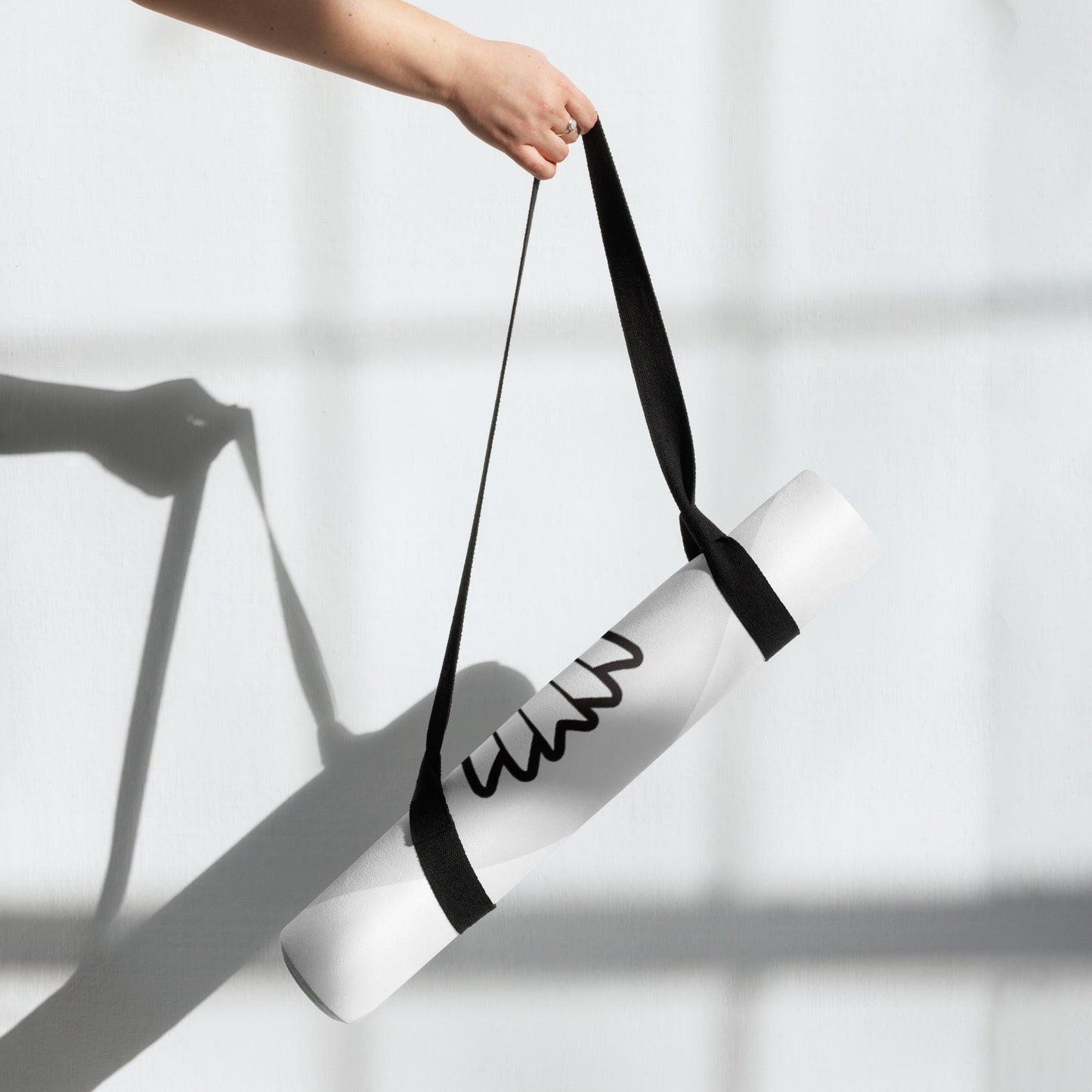 Yoga mat- White Falcon Logo