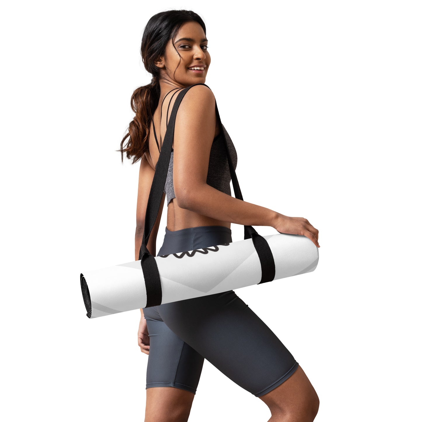Yoga mat- White Falcon Logo