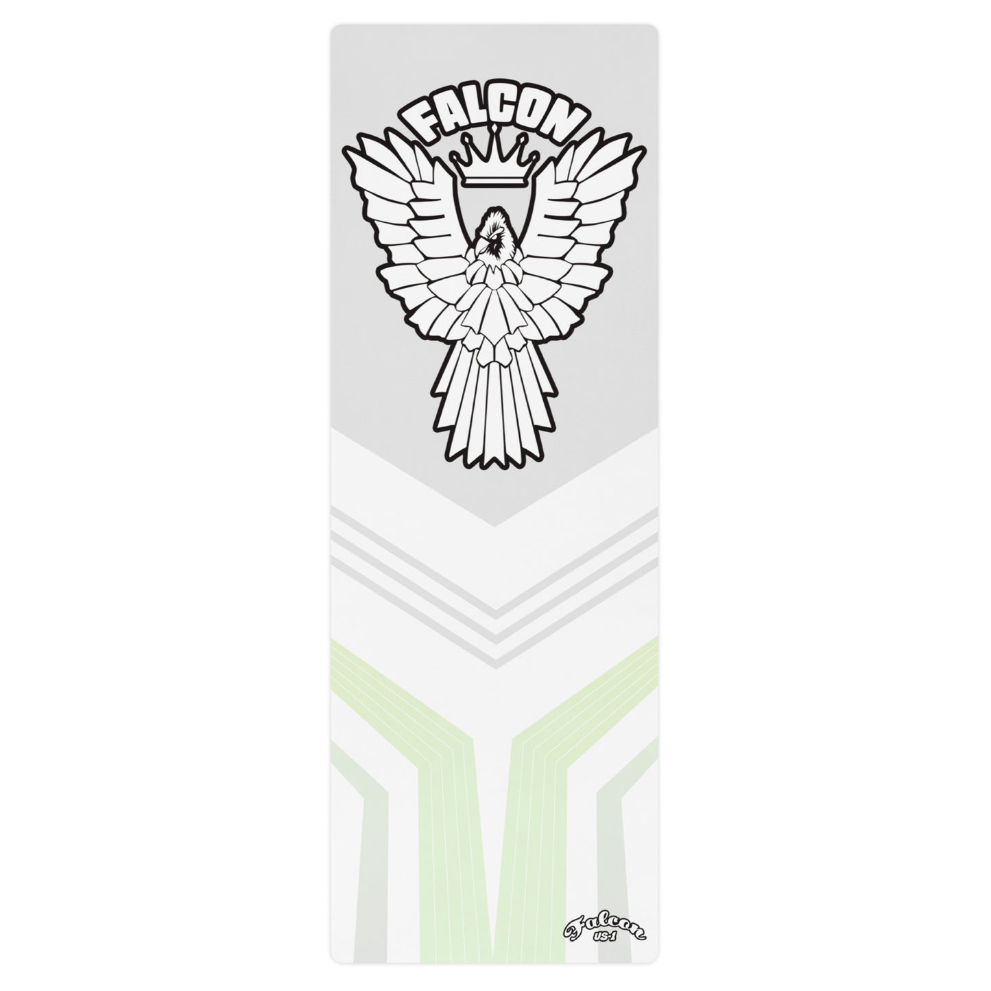 Yoga mat- White Falcon Logo