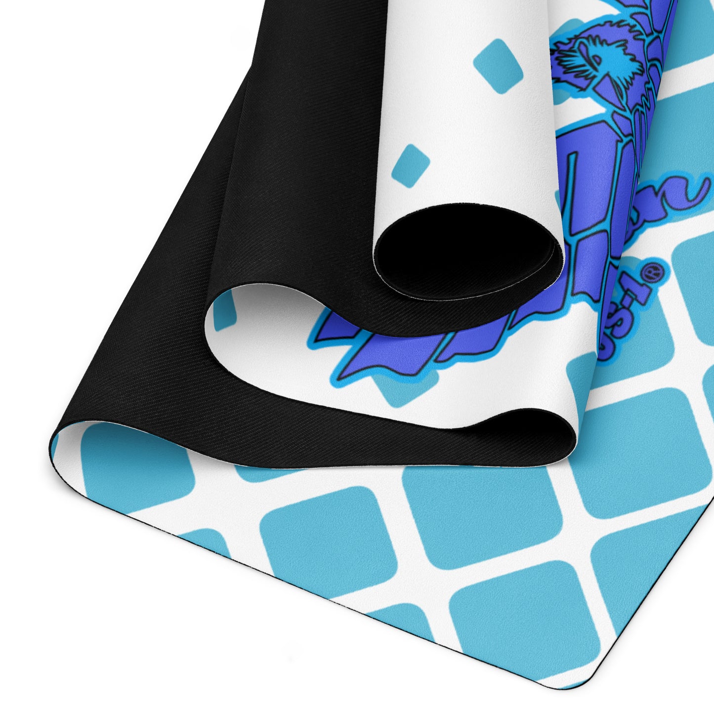 Yoga mat- Blue Falcon US-1 Logo