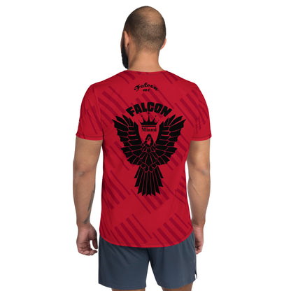 Men's Athletic T-shirt - FALCON US-1 Black Logo- Kings of Miami Edition