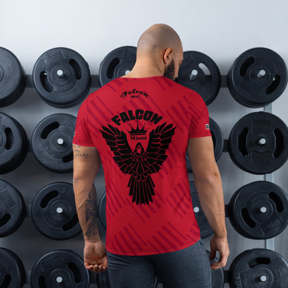 Men's Athletic T-shirt - FALCON US-1 Black Logo- Kings of Miami Edition