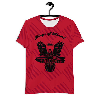 Men's Athletic T-shirt - FALCON US-1 Black Logo- Kings of Miami Edition