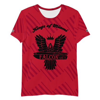 Men's Athletic T-shirt - FALCON US-1 Black Logo- Kings of Miami Edition