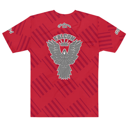 Men's t-shirt -Kings of Miami Grey Falcon Logo(Premium knit mid-weight jersey, runs Long)