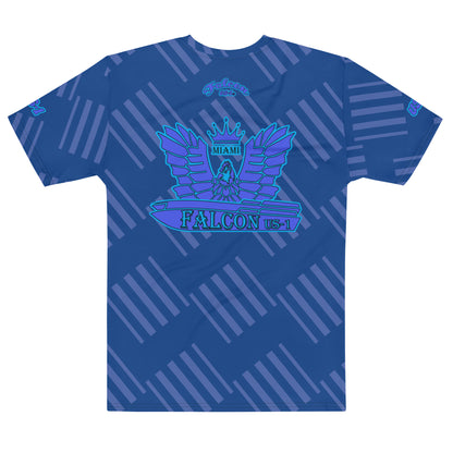 Crew Neck Air Dry Men's t-shirt - Blue Falcon Logo