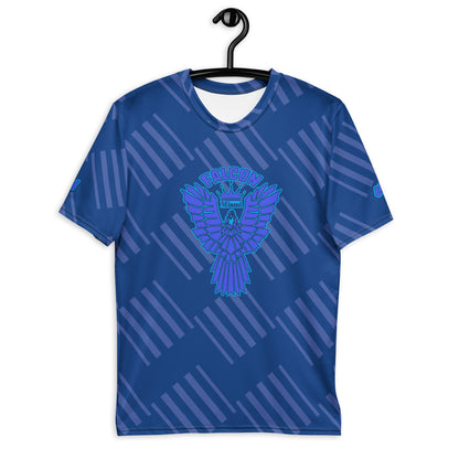 Crew Neck Air Dry Men's t-shirt - Blue Falcon Logo
