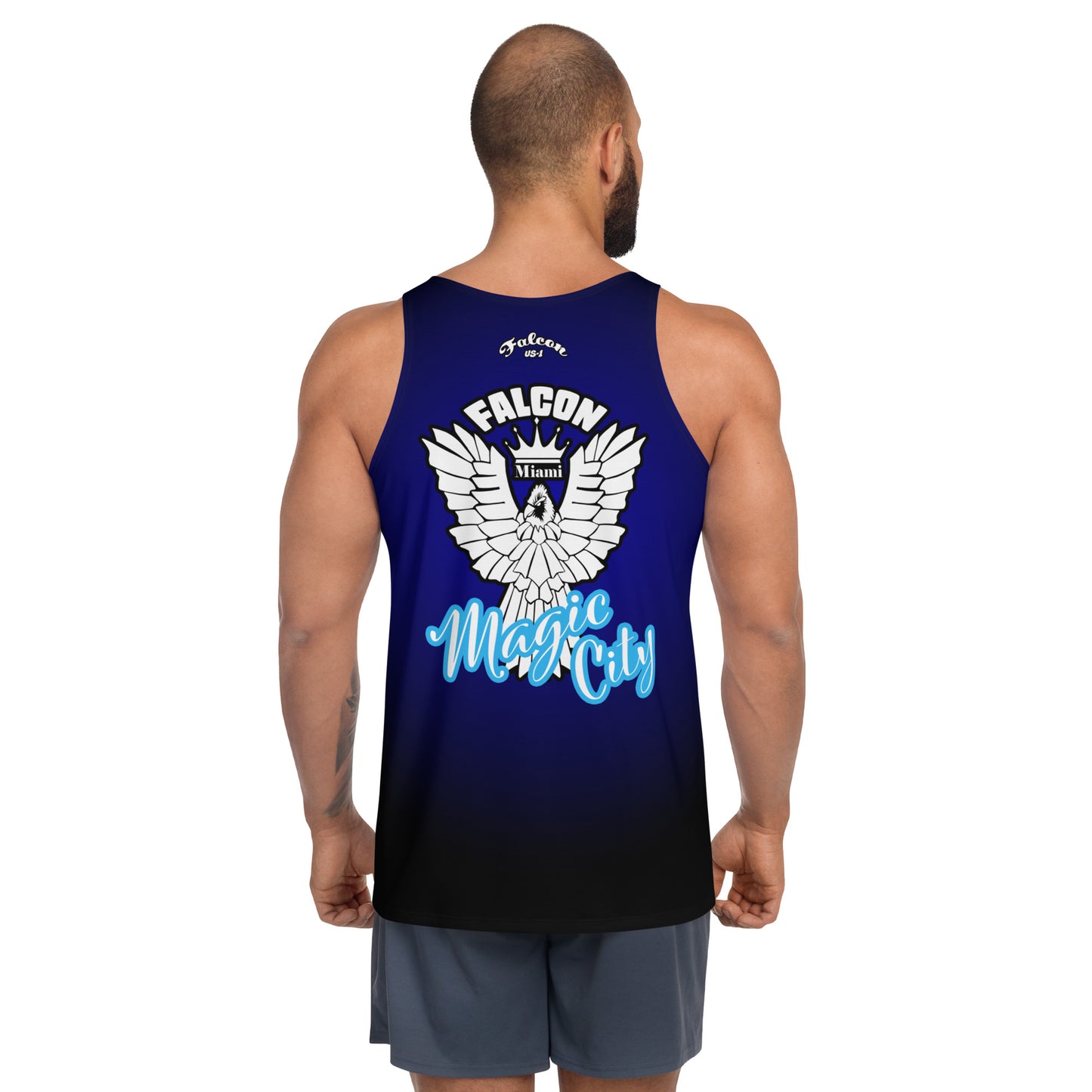 Unisex Tank Top- White Falcon Logo- Magic City Edition