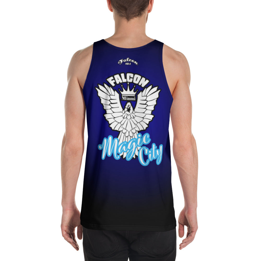 Unisex Tank Top- White Falcon Logo- Magic City Edition