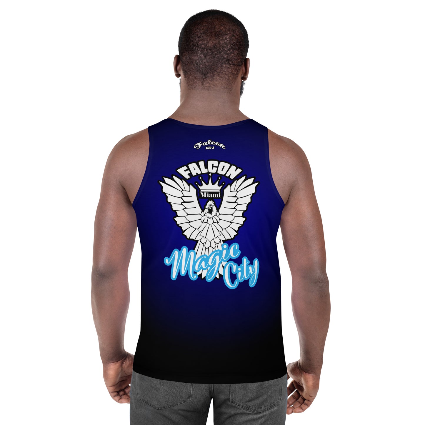 Unisex Tank Top- White Falcon Logo- Magic City Edition
