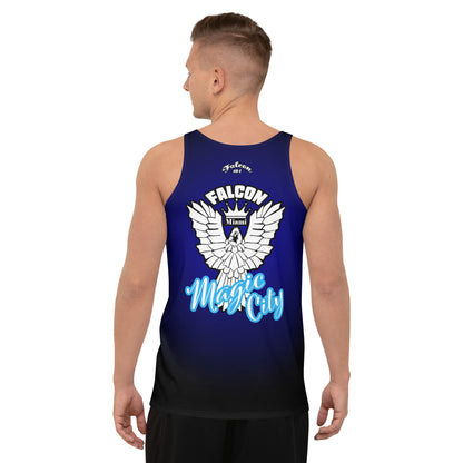 Unisex Tank Top- White Falcon Logo- Magic City Edition
