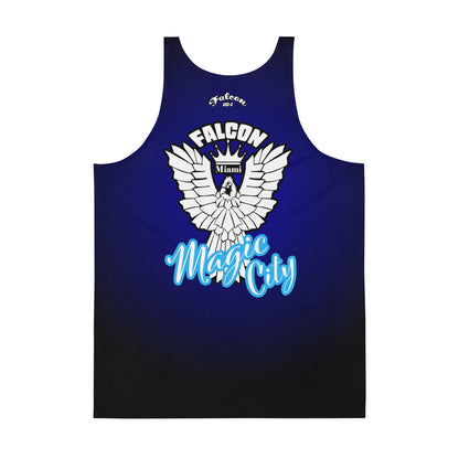 Unisex Tank Top- White Falcon Logo- Magic City Edition