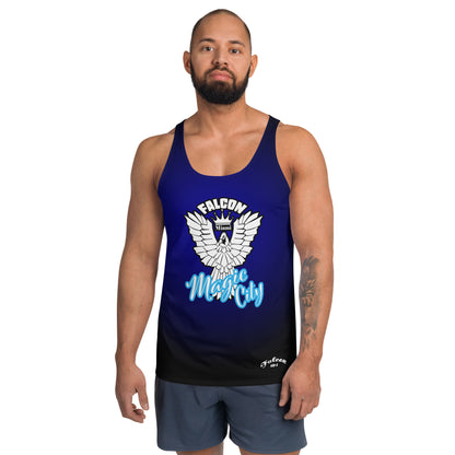 Unisex Tank Top- White Falcon Logo- Magic City Edition