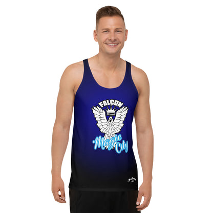 Unisex Tank Top- White Falcon Logo- Magic City Edition