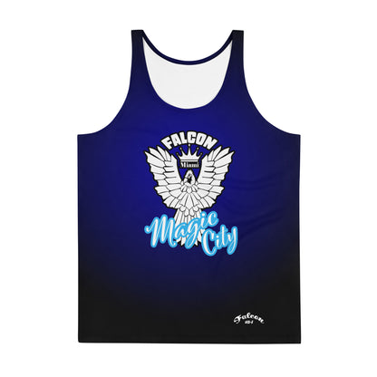 Unisex Tank Top- White Falcon Logo- Magic City Edition