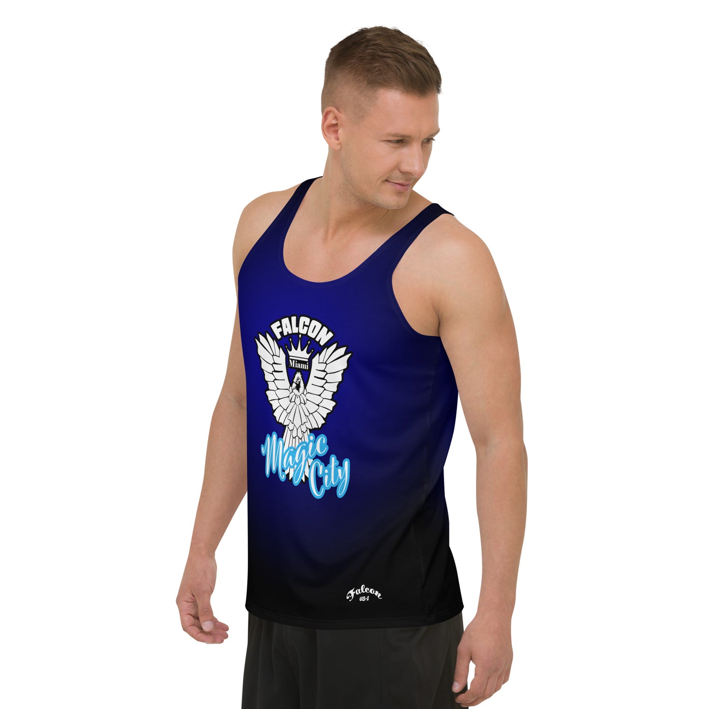 Unisex Tank Top- White Falcon Logo- Magic City Edition