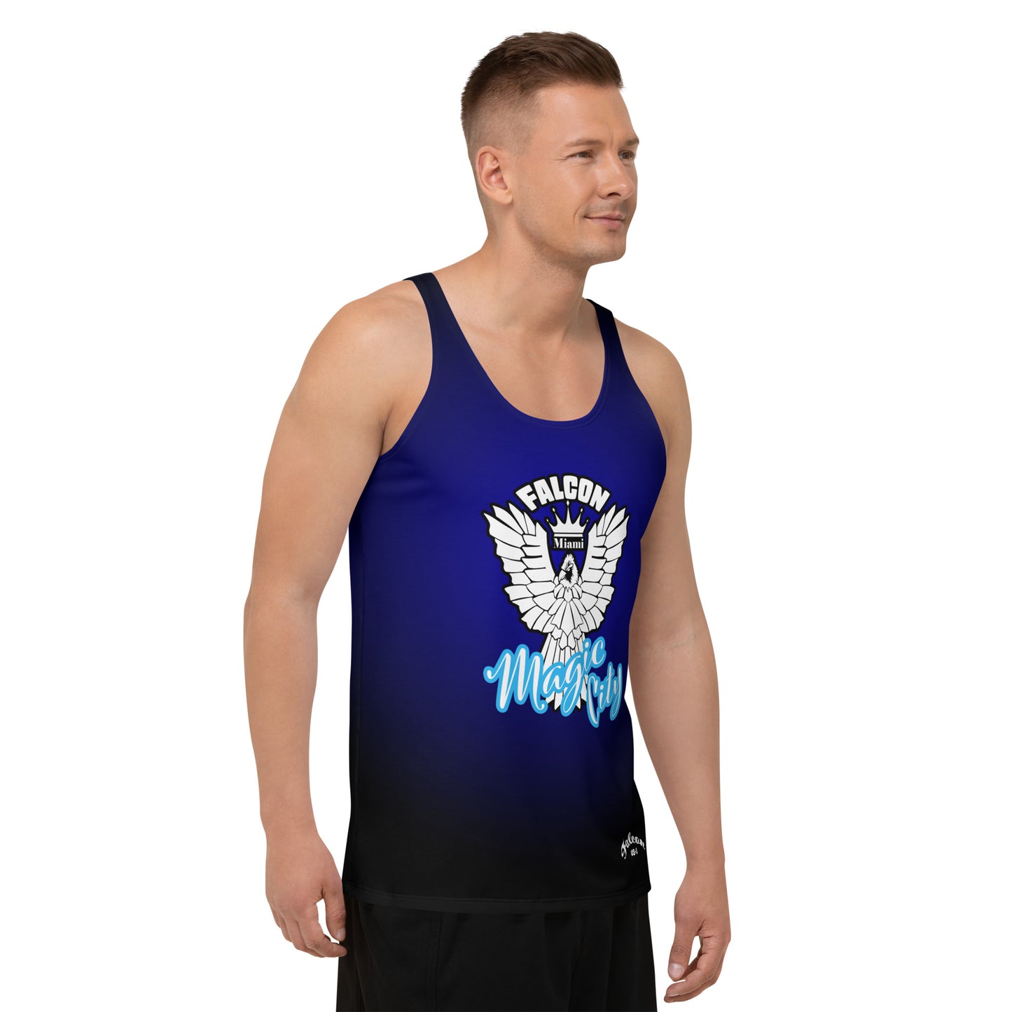 Unisex Tank Top- White Falcon Logo- Magic City Edition