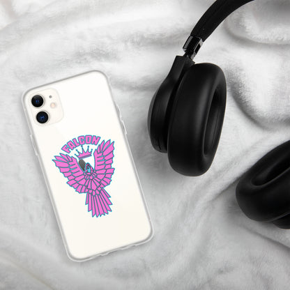 Clear Case for iPhone® - Falcon Retro Pink
