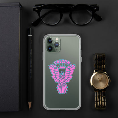 Clear Case for iPhone® - Falcon Retro Pink